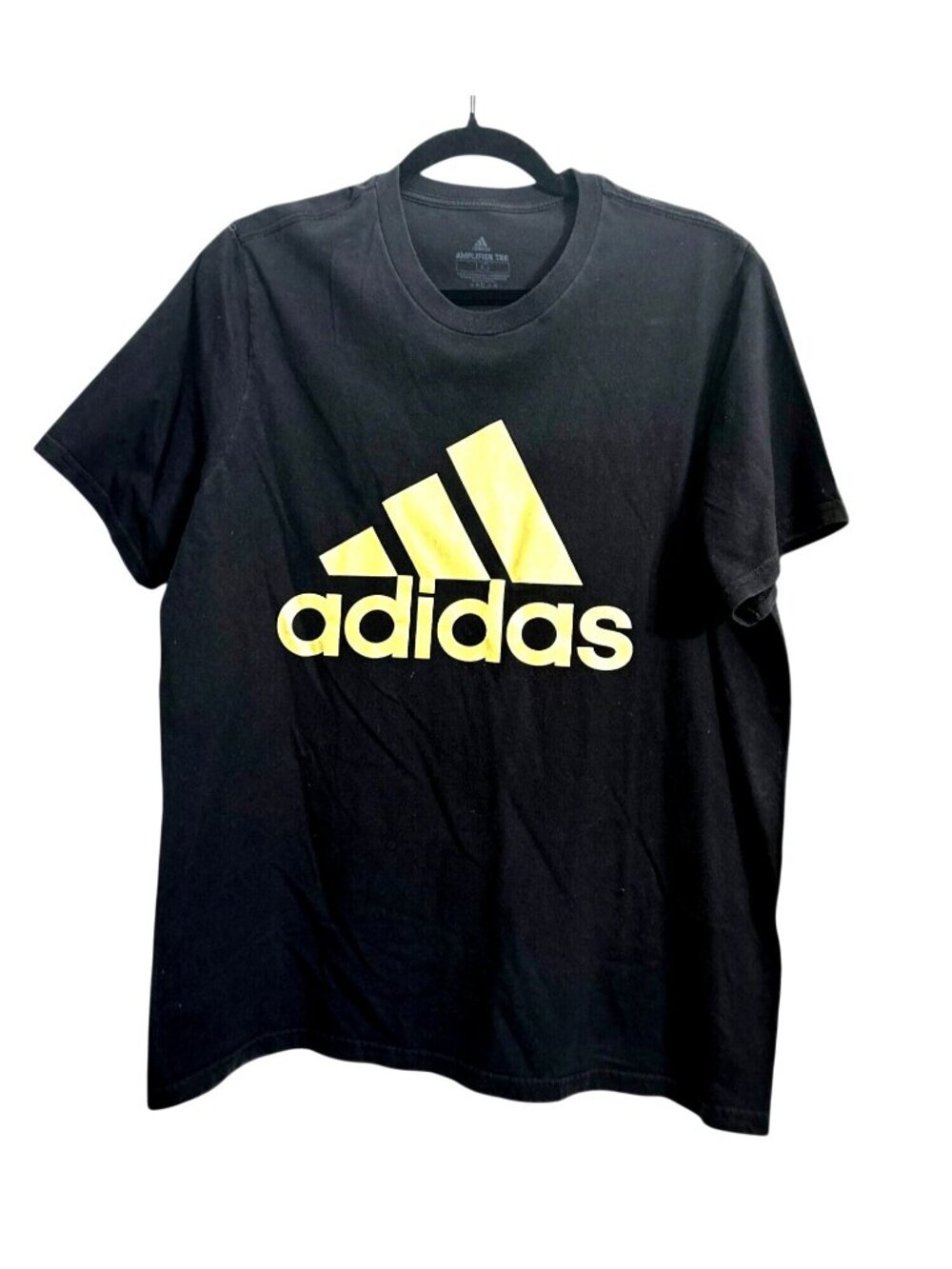 Adidas Black & Gold Amplifier Tee Size L